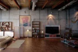 Desain Interior Industrial